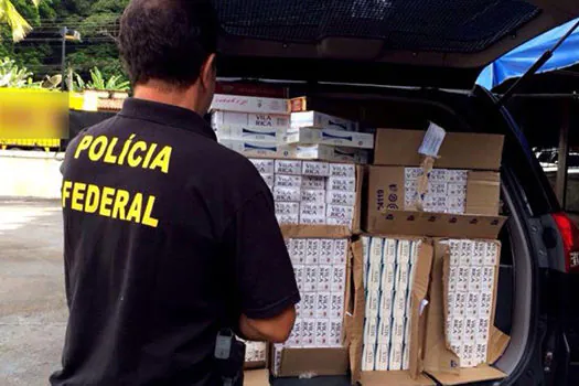 PF investiga grupo criminoso que contrabandeava cigarros do Paraguai