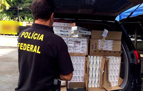 PF investiga grupo criminoso que contrabandeava cigarros do Paraguai