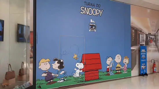 Mês das crianças tem Snoopy e sua turma no Shopping Metrópole