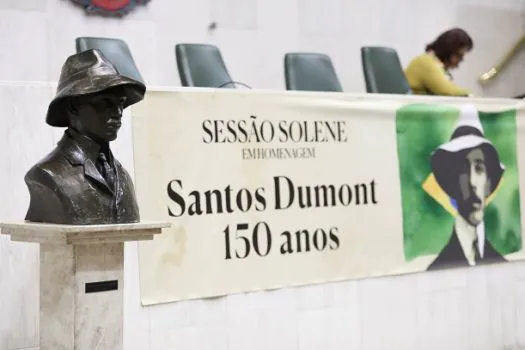 Alesp celebra os 150 anos do “pai da aviação”, Santos Dumont