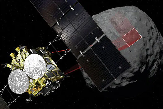 Sonda japonesa pousa em asteroide a 300 milhões de km da Terra