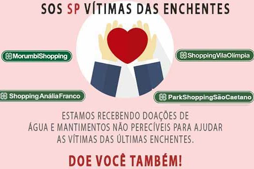 Shoppings promovem campanha para Vítimas das Enchentes