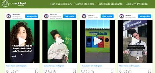 Portal Sou Reciclável desmistifica e incentiva a prática da reciclagem