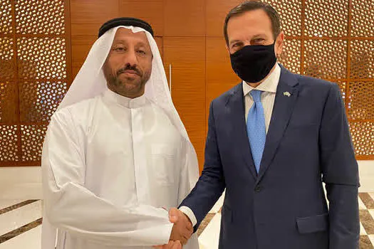 Doria anuncia acordo com a Câmara de Comércio e Indústria de Sharjah, nos Emirados Árabes