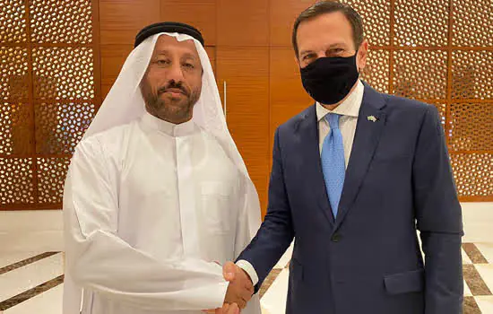 Doria anuncia acordo com a Câmara de Comércio e Indústria de Sharjah