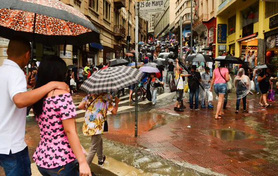 Previsão do Tempo: Segunda-feira com chuva fraca em pontos isolados da capital e Grande SP