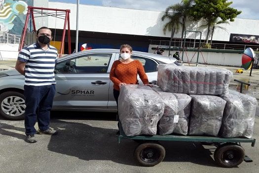 SPMAR doa cobertores em Santo André e Ribeirão Pires