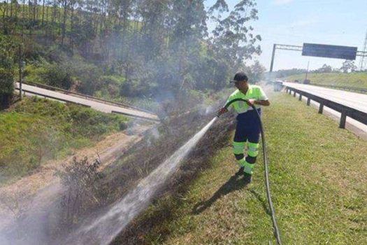 ARTESP e concessionárias alertam aos motoristas sobre os riscos de queimadas em rodovias