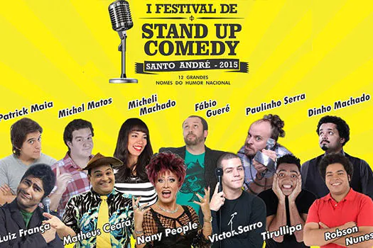 Festival de Stand Up Comedy chega a Santo André