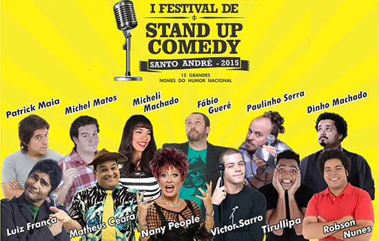 Festival de Stand Up Comedy chega a Santo André