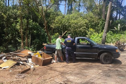 GCM Ambiental de Diadema faz primeira apreensão de sujão do ano