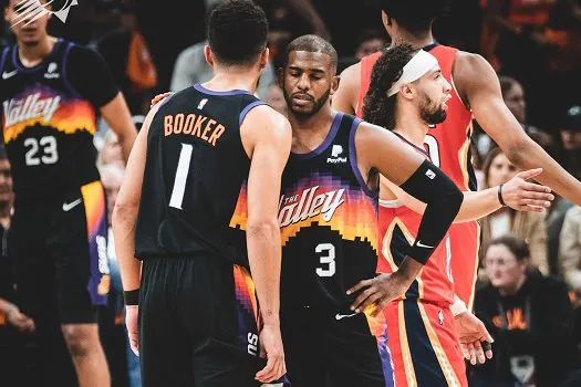 Suns impedem reação dos Pelicans com “final mágico” de Chris Paul e abrem 1 a 0