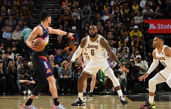 Suns arrasam com os Lakers e frustram novo recorde de LeBron James na NBA