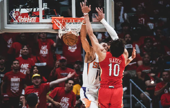 Playoffs da NBA: Paul e Ayton lideram Suns em triunfo contra os Pelicans