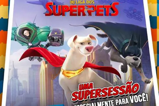 Cinemark exibe ‘DC Liga dos Superpets’ em sessão do projeto Ingresso Azul neste sábado