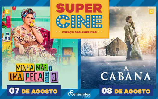 Super Cine Espaço das Américas exibe filmes consagrados do cinema