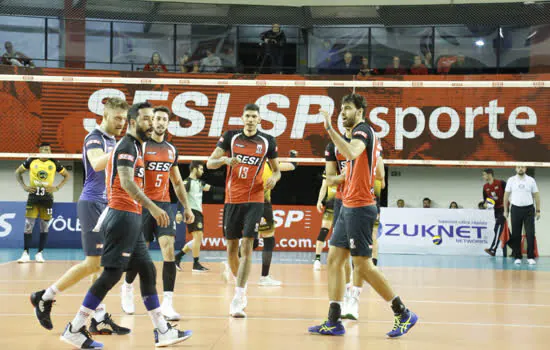 Superliga Masculina 19/20:Sesi-SP vence Vôlei UM Itapetininga no encerramento da 4ª rodada