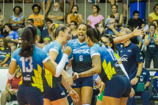 Superliga Feminina 19/20: Sesc RJ enfrenta Sesi Vôlei Bauru nesta terça-feira