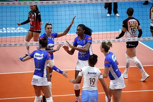 SUPERLIGA: Itambé/Minas vence Sesi Vôlei Bauru no encerramento da sétima rodada