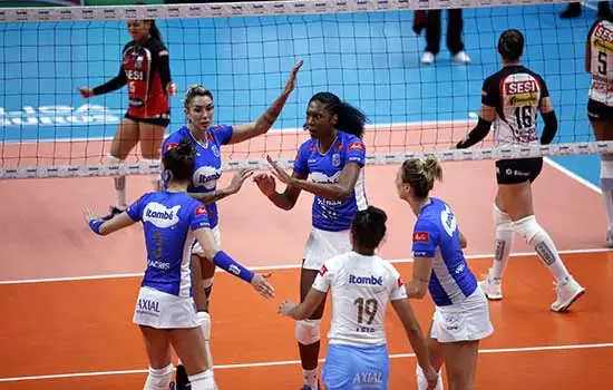 SUPERLIGA: Itambé/Minas vence Sesi Vôlei Bauru no encerramento da sétima rodada