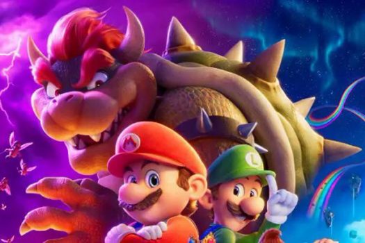 Fui assistir o filme Super Mário bros o Filme e teve uma linda