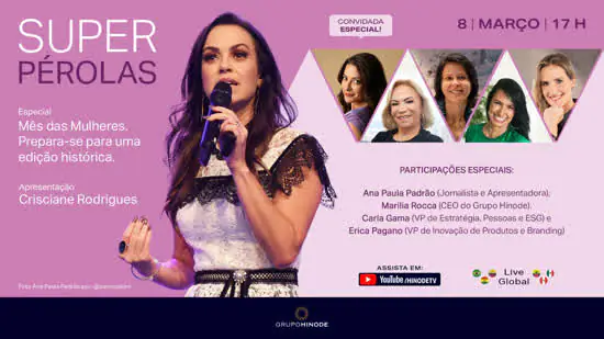 Ana Paula Padrão marca a estreia do Programa Super Pérolas