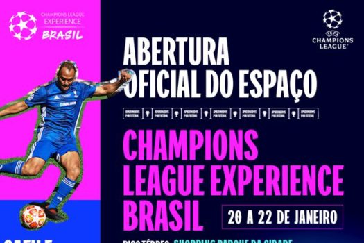 Shopping Parque da Cidade e Champions League Experience Brasil recebem taça da UEFA