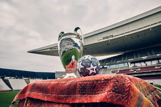 Arena Centauro recebe a taça da UEFA Champions League durante dois dias