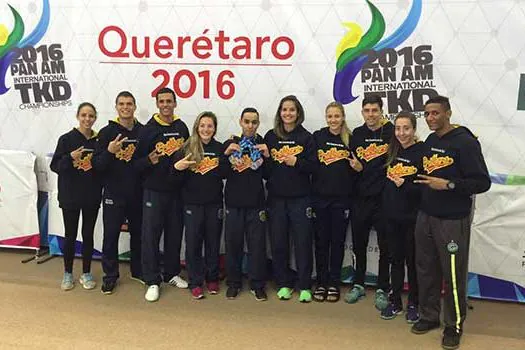 Taekwondo de São Caetano conquista oito medalhas no México