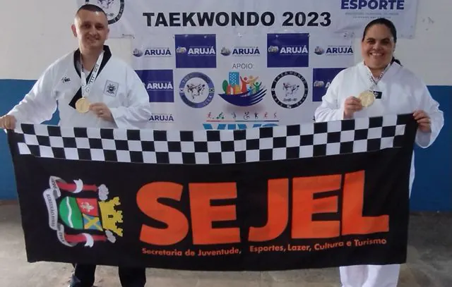 Atletas da SEJEL conquistam ouro em Copa de Taekwondo