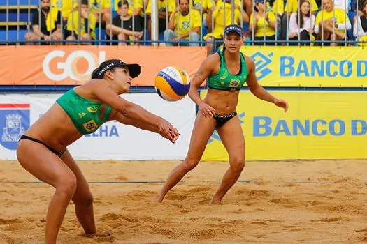 Vôlei de Praia: campeã mundial Duda é inspiração de longa data para Tainá e Vic