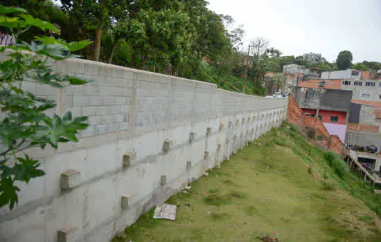 São Bernardo finaliza 2ª obra de talude no Parque Imigrantes