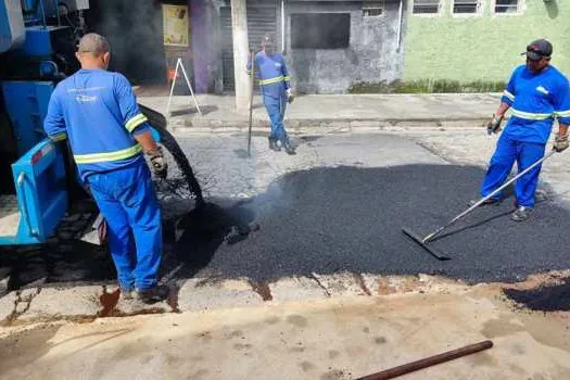 Programa Tapou de Ribeirão Pires continua executando reparos