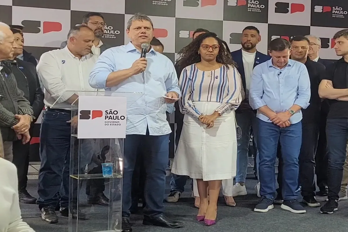 Tarcísio de Freitas anuncia o AME da Mulher