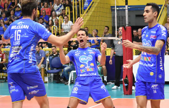 Superliga Masculina 19/20: EMS Taubaté Funvic e Apan/Blumenau se enfrentam nesta quarta