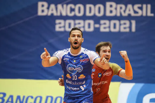 Superliga Banco do Brasil: EMS Taubaté Funvic abre vantagem contra Minas Tênis Clube