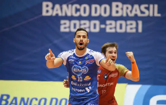 Superliga Banco do Brasil: EMS Taubaté Funvic abre vantagem contra Minas Tênis Clube