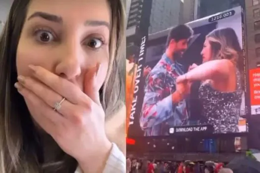 Telão da Times Square, celebrado por famosos brasileiros como ‘conquista’, cobra só US$ 40