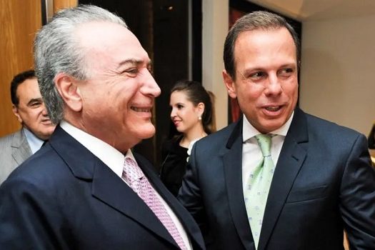 Eleições 2022: Doria revela desprendimento e pratica gesto grandioso, diz Temer