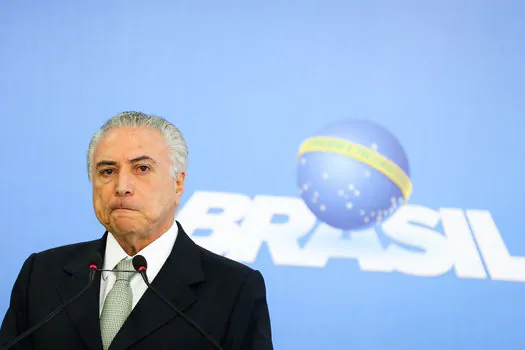 Em vídeo, Temer diz que criminosos serão responsabilizados por seus ilícitos