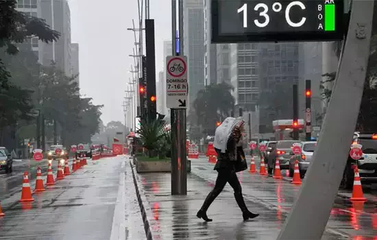 SP terá queda de temperatura e mínima prevista de 7 graus