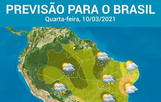 Muita chuva em estados do Norte