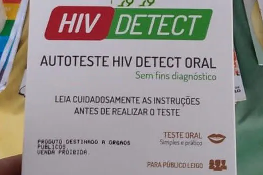 Estação Largo Treze oferece gratuitamente autoteste para HIV