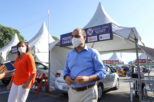 São Caetano inicia testagem em massa de idosos contra a covid-19