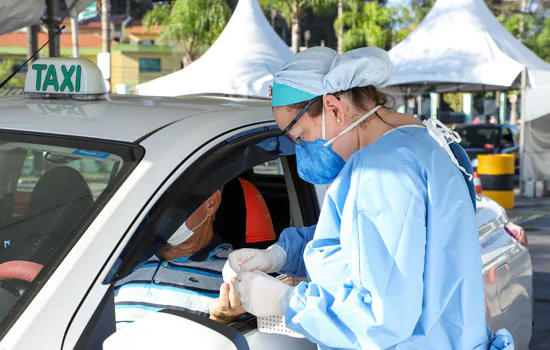 São Caetano amplia testagem contra a covid-19 para idosos de até 70 anos