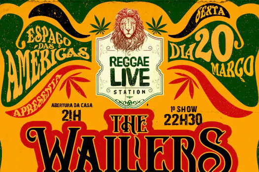 The Wailers é atração do Reggae Live Station no Espaço das Américas