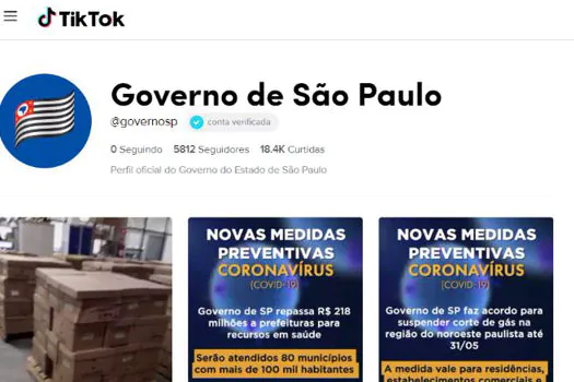 SP é referência global de informação confiável na plataforma TikTok