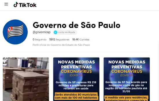 SP é referência global de informação confiável na plataforma TikTok