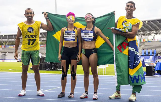 Jerusa Geber vence os 100m em prova com pódio duplo brasileiro nesta quinta-feira