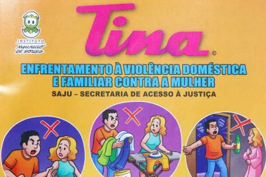 Revista em quadrinhos orienta sobre violência doméstica contra mulher